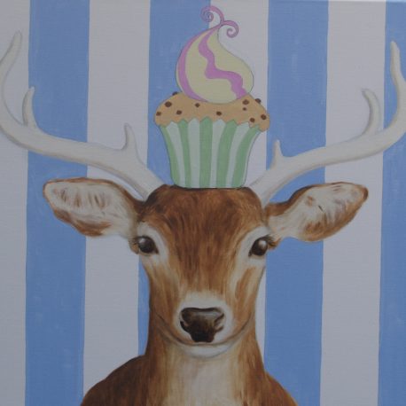 schilderij hert, sweet-deer