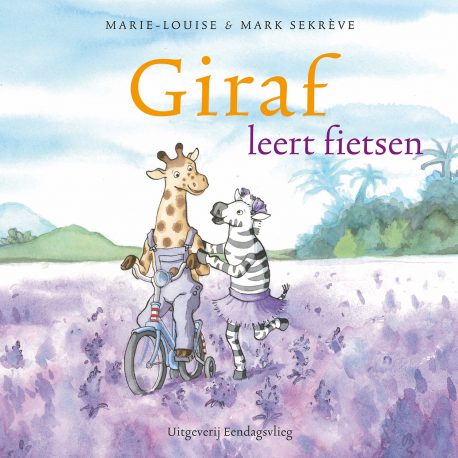 Giraf leert fietsen prentenboek fiets